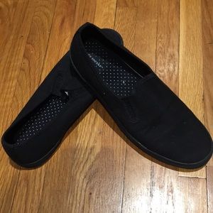 Black Slip-On Shoes
